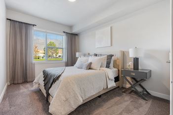 Spacious bedroom